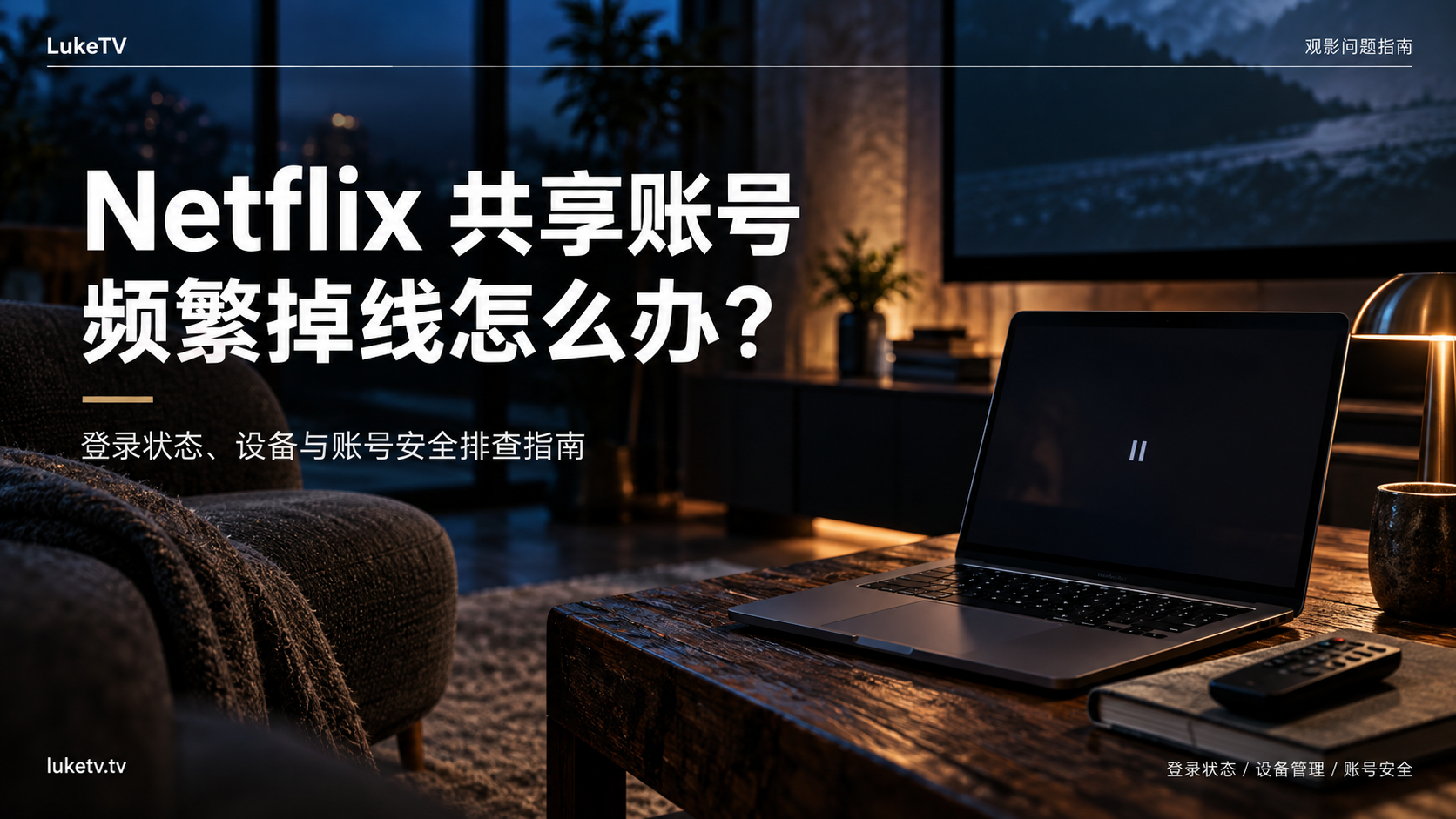 Netflix 共享账号频繁掉线怎么办?登录状态、设备与账号安全排查指南
